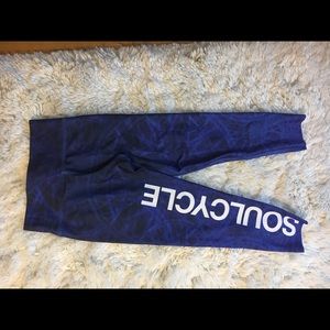 SoulCycle cropped work out leggings